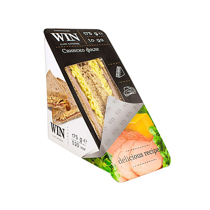 Сандвич Уин Делукс 175г Със свинско филе