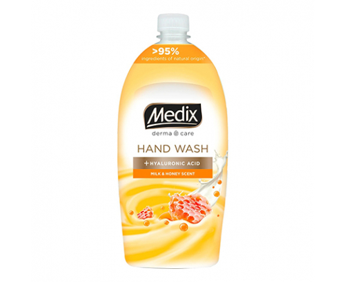 Течен сапун Медикс 800мл Мед и мляко Течен сапун Медикс 800мл Мед и мляко