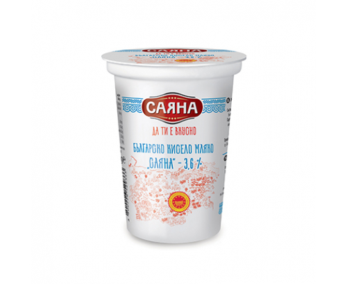 Кисело мляко Саяна 3,6% 400г ЗНП Кисело мляко Саяна 3,6% 400г ЗНП