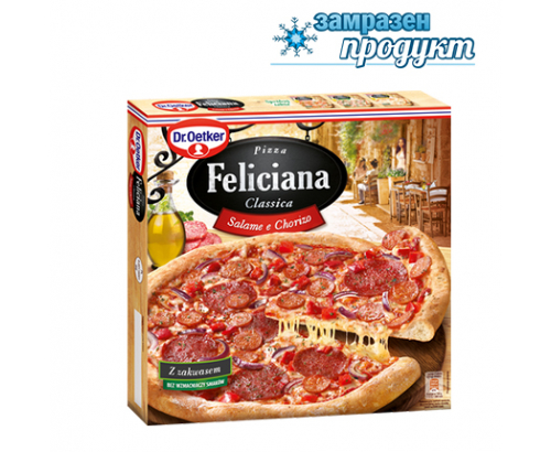 Пица Д-р Йоткер Феличиана 325г Салам и Чоризо Пица Д-р Йоткер Феличиана 325г Салам и Чоризо
