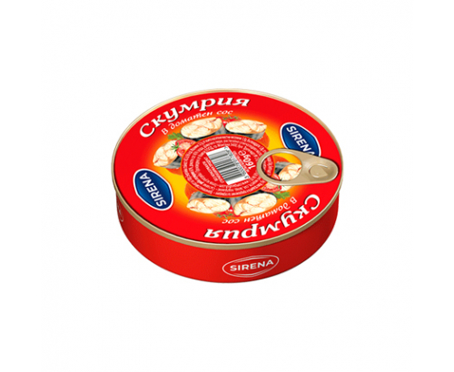 Скумрия Сирена 160г в доматен сос Скумрия Сирена 160г в доматен сос