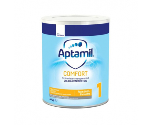 Адаптирано мляко Аптамил Комфорт 1 400г от 0 до 6 месеца