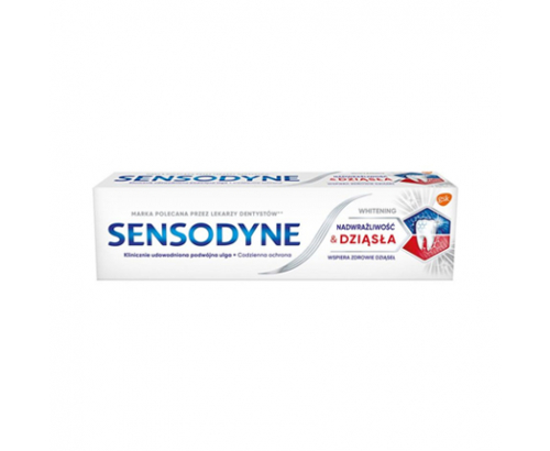 Паста за зъби Сензодин 75мл Сензитив Гъм Уайтанинг Паста за зъби Сензодин 75мл Сензитив Гъм Уайтанинг