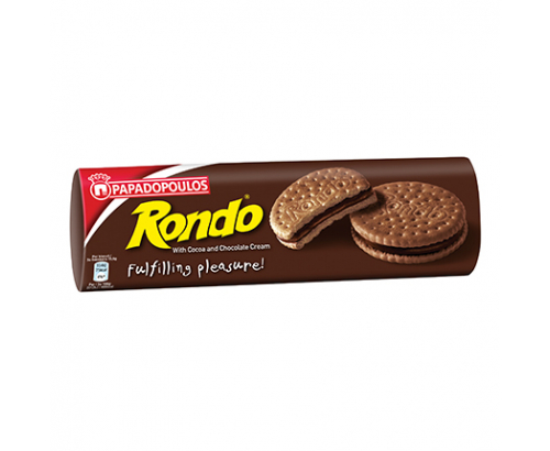 Бисквити Рондо 250г Двоен шоколад