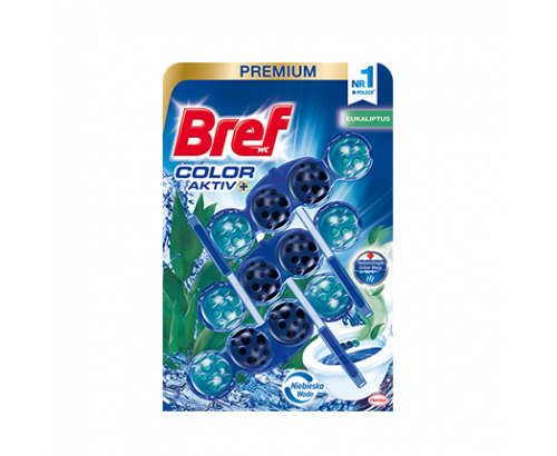 Ароматизатор за тоалетна Бреф 3х50г Блу актив топчета Ароматизатор за тоалетна Бреф 3х50г Блу актив топчета