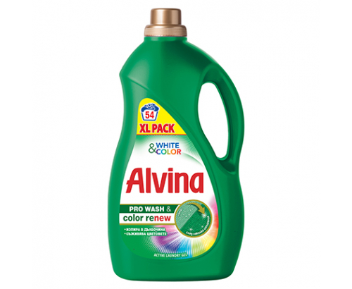 Гел за пране Медикс Алвина 2,7л За бяло и цветно Гел за пране Медикс Алвина 2,7л За бяло и цветно
