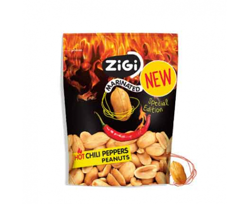 Маринован фъстък Зиги 70г хот чили Маринован фъстък Зиги 70г хот чили