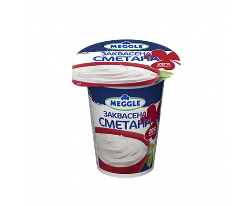 Заквасена сметана Мегле 20% 400г Заквасена сметана Мегле 20% 400г
