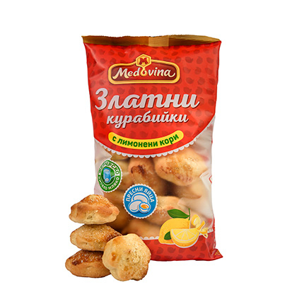 Златни курабийки Медовина 230г С лимонови кори