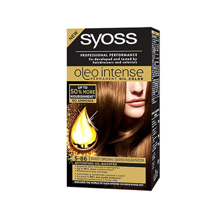 Боя за коса Саяз Олео Интенз 5-68 Сладко кафяв Боя за коса Саяз Олео Интенз 5-68 Сладко кафяв