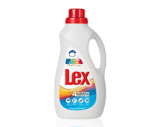 Гел за пране Лекс 2в1 3л За цветни тъкани Гел за пране Лекс 2в1 3л За цветни тъкани