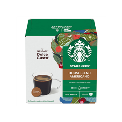 Кафе капсули Старбъкс 12бр Медиум Хаус Бленд