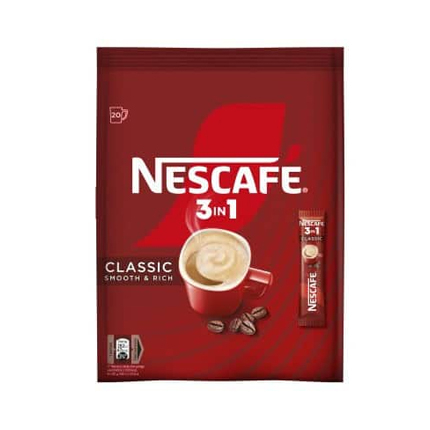 Кафе микс Нескафе 3в1 20х17,5г Класик Кафе микс Нескафе 3в1 20х17,5г Класик