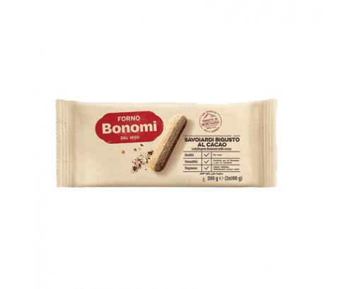 Бишкоти Савоярди Бономи 200г Какао Бишкоти Савоярди Бономи 200г Какао