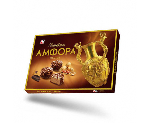 Шоколадови бонбони Амфора 135г Фъстък Шоколадови бонбони Амфора 135г Фъстък