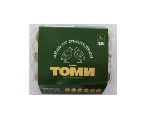 Пъдпъдъчи яйца 12бр Пъдпъдъчи яйца 12бр