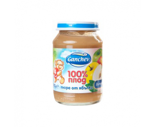 Пюре Ганчев 190г Ябълка Пюре Ганчев 190г Ябълка