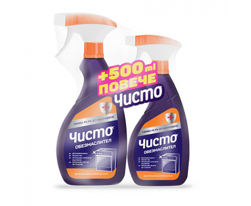Промо пакет Чисто За Кухня 700+500мл Промо пакет Чисто За Кухня 700+500мл