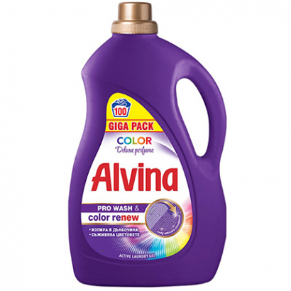 Гел за пране Медикс Алвина 5л Де лукс за цветни тъкани
