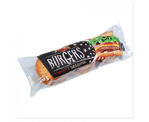 Питки за бургер Мак Голд 6х50г Със сусам Питки за бургер Мак Голд 6х50г Със сусам