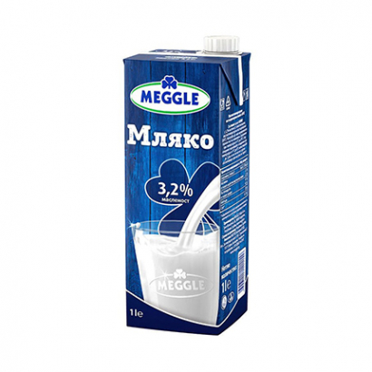 Прясно мляко Мегле 3,2% 1л УХТ