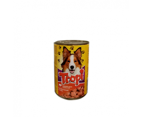 Храна за кучета Тропи 415г Консерва с говеждо