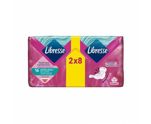 Дамски превръзки Либрес Дуо 2х8бр Супер Дамски превръзки Либрес Дуо 2х8бр Супер