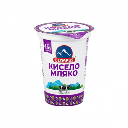 Кисело мляко с каймак Олимпус 4,5% 400г