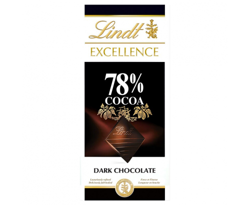 Шоколад Линдт Ексълънс 100г 78% какао