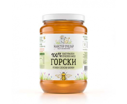 Пчелен мед Майстор Пчелар 900г Горски Пчелен мед Майстор Пчелар 900г Горски