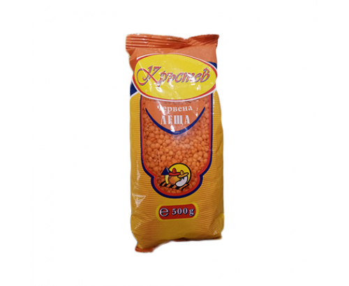 Червена леща Кръстев 500г Червена леща Кръстев 500г