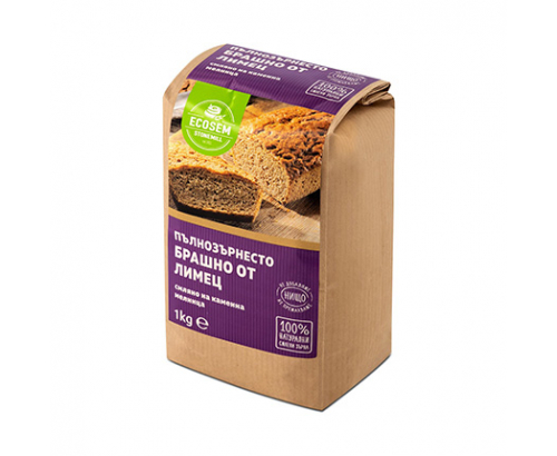 Брашно 100% Пълнозърнесто от лимец Екосем 1кг Брашно 100% Пълнозърнесто от лимец Екосем 1кг
