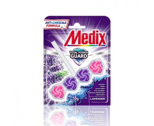 Ароматизатор за тоалетна Медикс 55г Лавандула Ароматизатор за тоалетна Медикс 55г Лавандула
