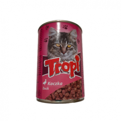 Храна за котки Тропи 415г Патица