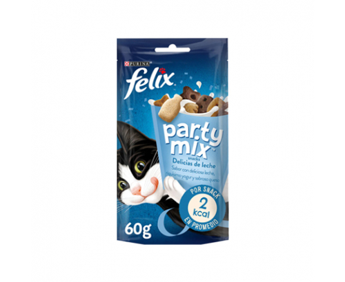 Лакомство за котки Феликс Парти Микс 60г Млечна наслада Лакомство за котки Феликс Парти Микс 60г Млечна наслада