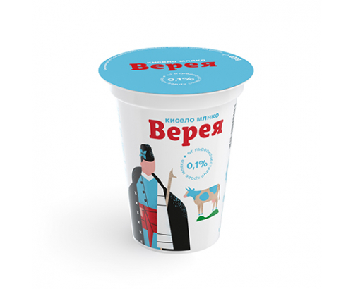 Кисело мляко Верея 0,1% 400г Кисело мляко Верея 0,1% 400г