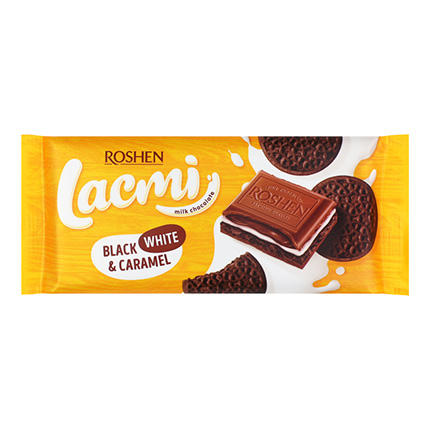 Шоколад Рошен Лакми 100г Млечен карамел