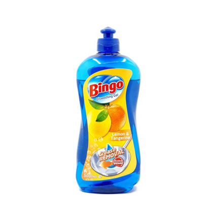 Препарат за съдове Бинго 500мл Лимон и мандарина