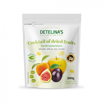 Коктейл сушени плодове Детелина 200г