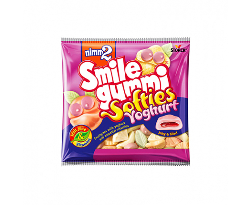 Желирани бонбони Смайлгъми 90г Йогурт Желирани бонбони Смайлгъми 90г Йогурт