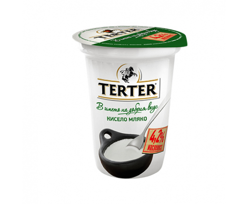 Кисело мляко Тертер 4,2% 400г Кисело мляко Тертер 4,2% 400г