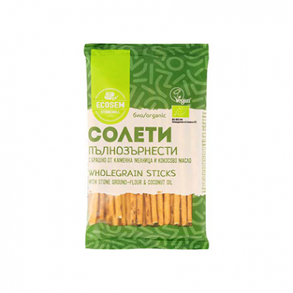 Био пълнозърнести солети Екосем 60г