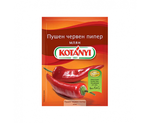 Пушен червен пипер Котани 20г Млян Пушен червен пипер Котани 20г Млян