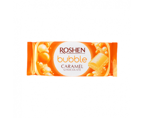 Шоколад Рошен Бабъл 80г Бял карамел Шоколад Рошен Бабъл 80г Бял карамел