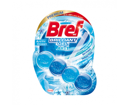 Гел за тоалетна Бреф 42г Брилянт арктически океан Гел за тоалетна Бреф 42г Брилянт арктически океан