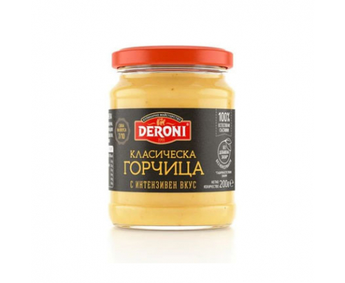 Горчица Дерони 200г Класическа Горчица Дерони 200г Класическа