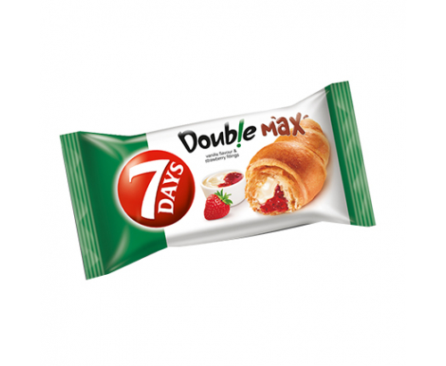 Кроасан 7 Дейс Дабъл 92г Ванилия и ягода Кроасан 7 Дейс Дабъл 92г Ванилия и ягода