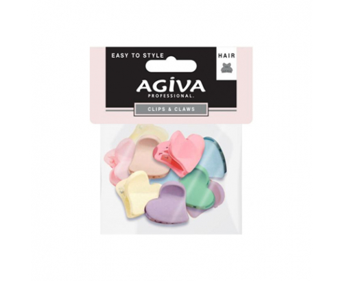 Мини щипка Агива Про 1см 12бр Мини щипка Агива Про 1см 12бр