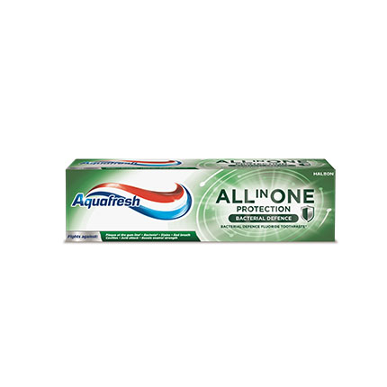 Паста за зъби Аквафреш Всичко в едно 75мл Бактериална защита