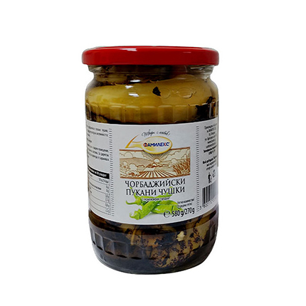 Пукани чорбаджийски чушки Фамилекс 580г